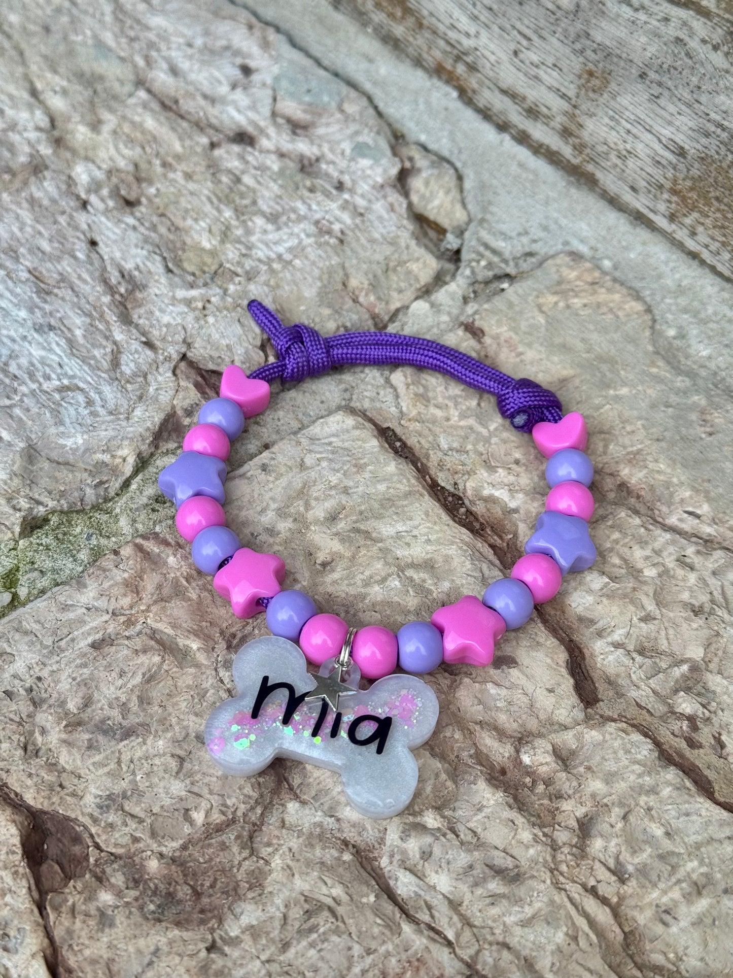 COLLAR ROSA + MORADO