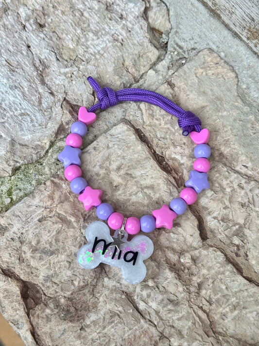 COLLAR ROSA + MORADO