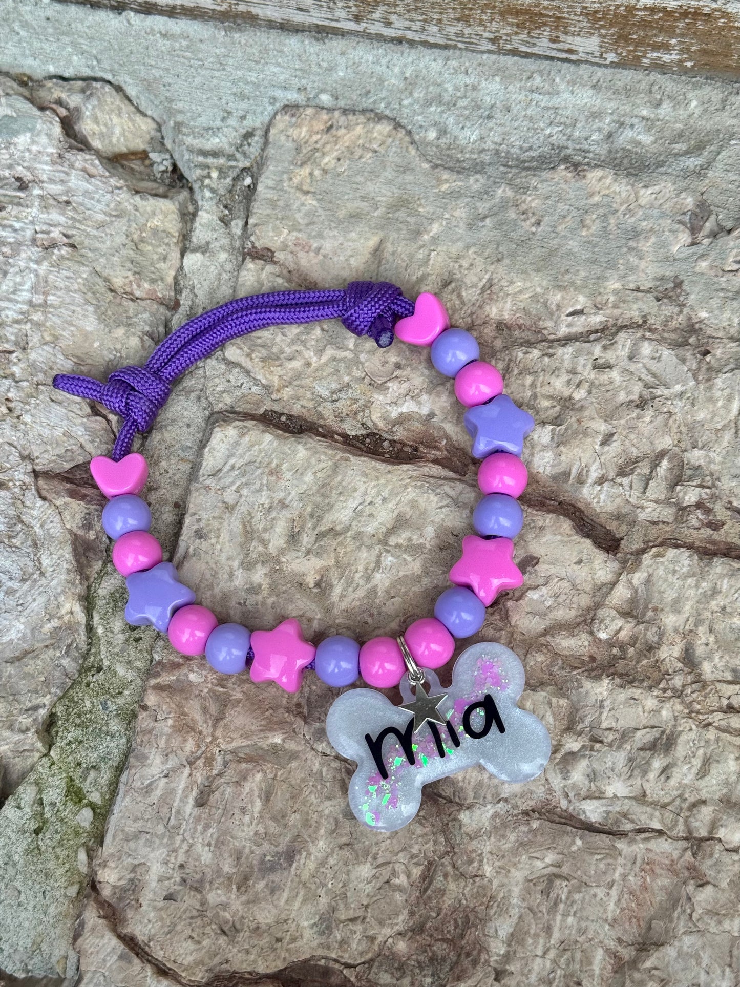 COLLAR ROSA + MORADO