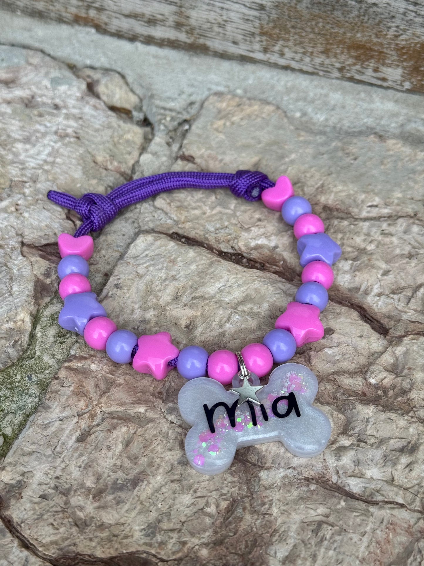 COLLAR ROSA + MORADO